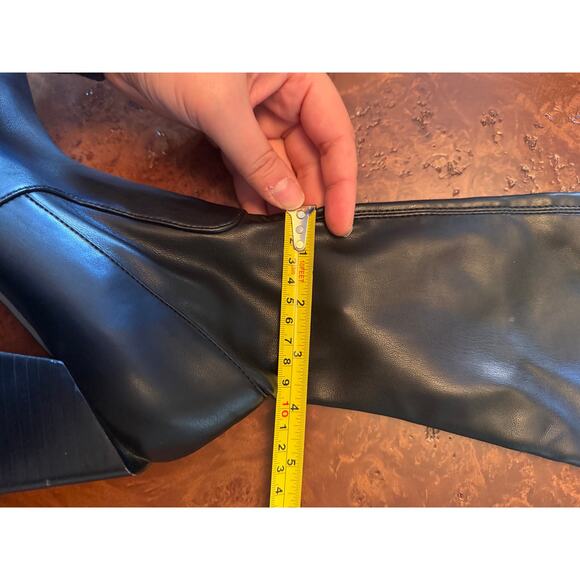 Steve Madden "Tanzee" Tall Boots with Chunky Square Heel - US 8 - Picture 12 of 12